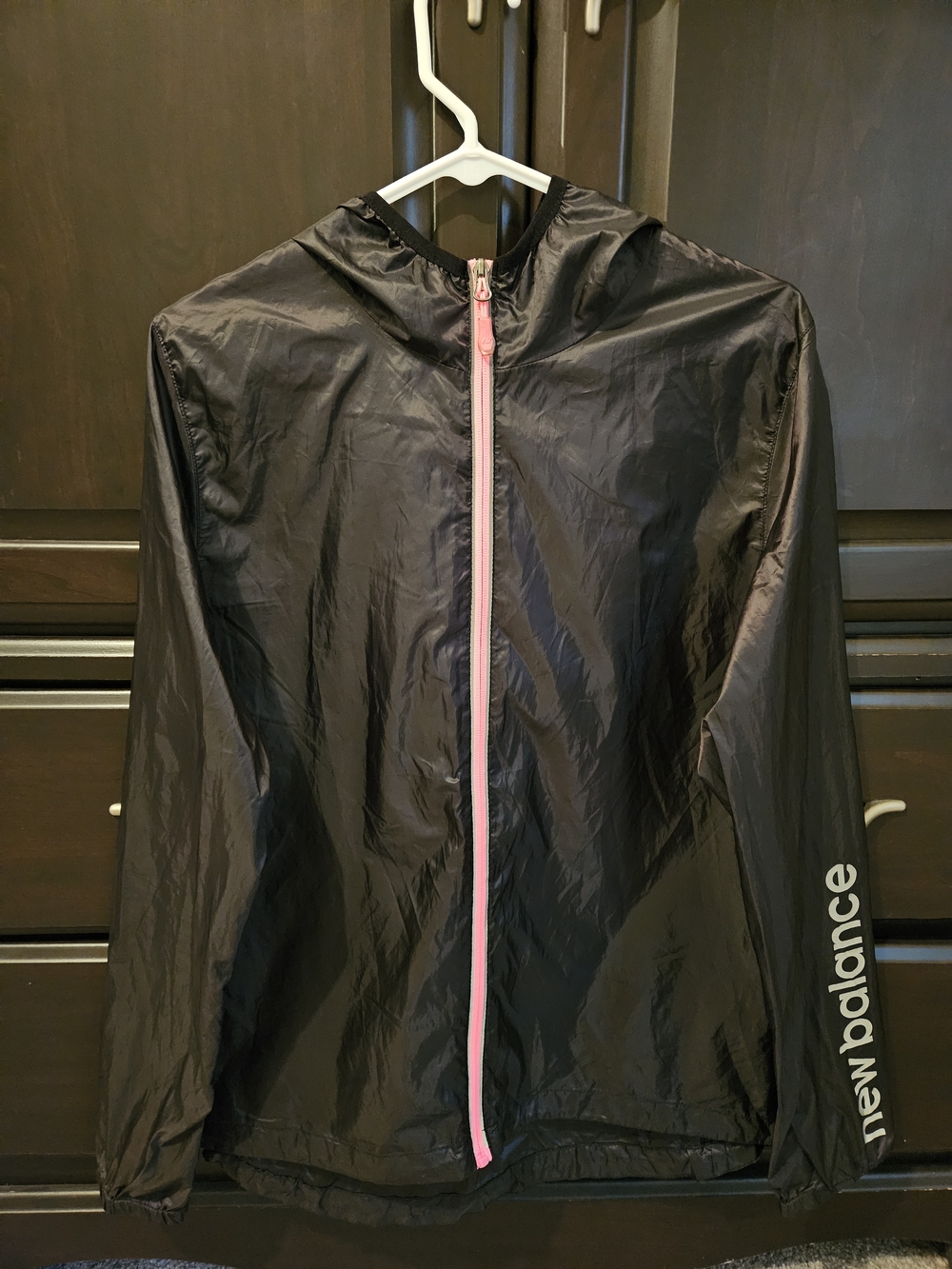 EUC New Balance Women's Hooded Softshell Windbreaker Jacket